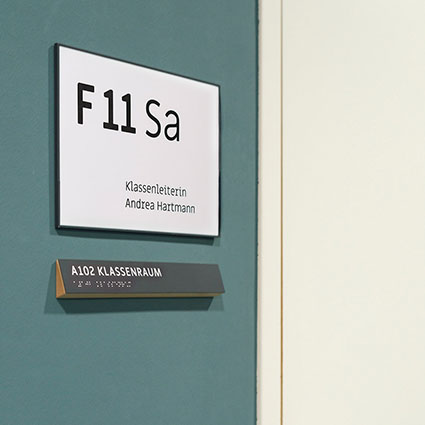 Firmenschild als Türschild Firmenschild als Türschild